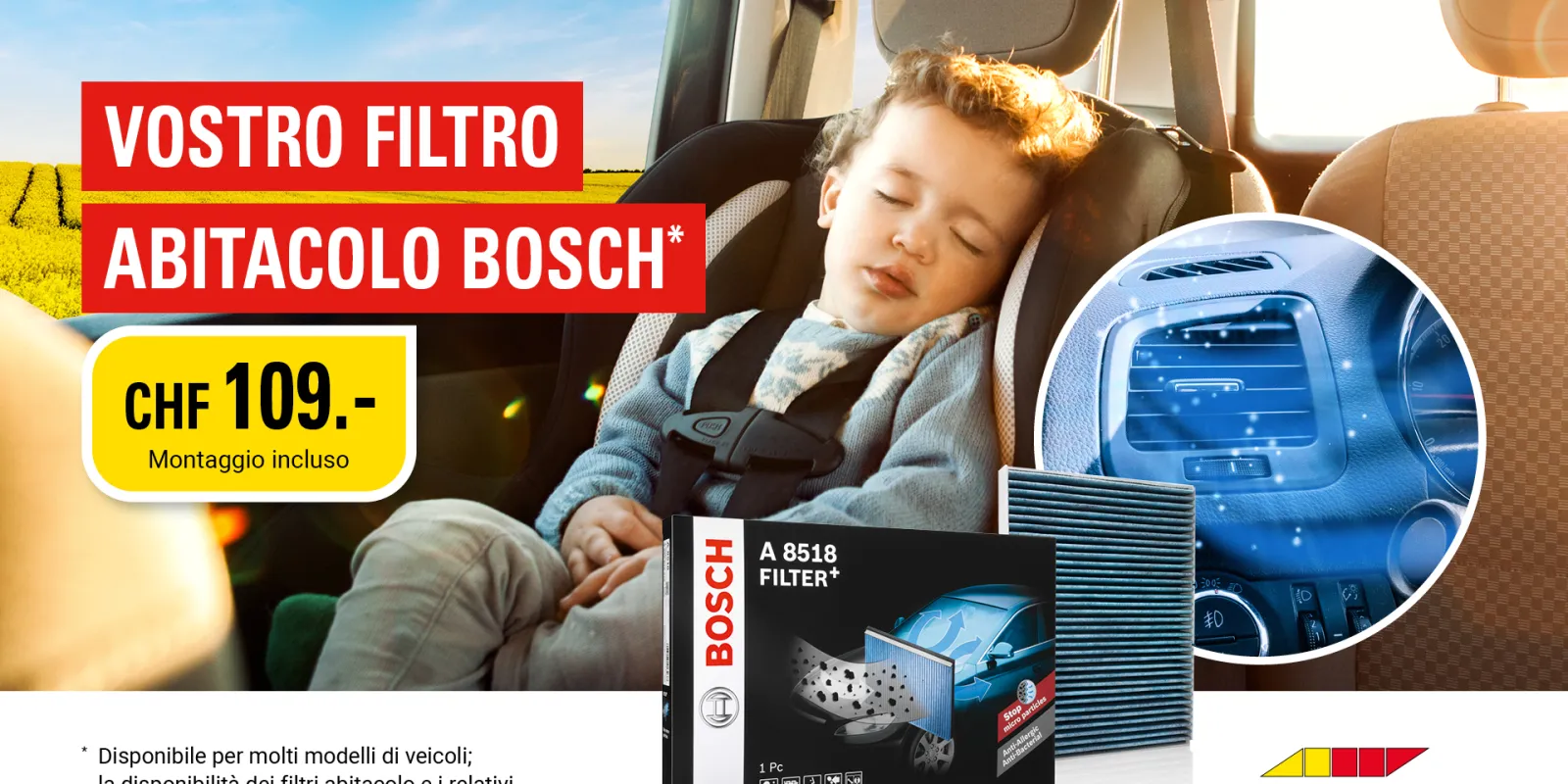 Filtro abitacolo BOSCH HONDA CR-V - AUTODOC ricambi auto